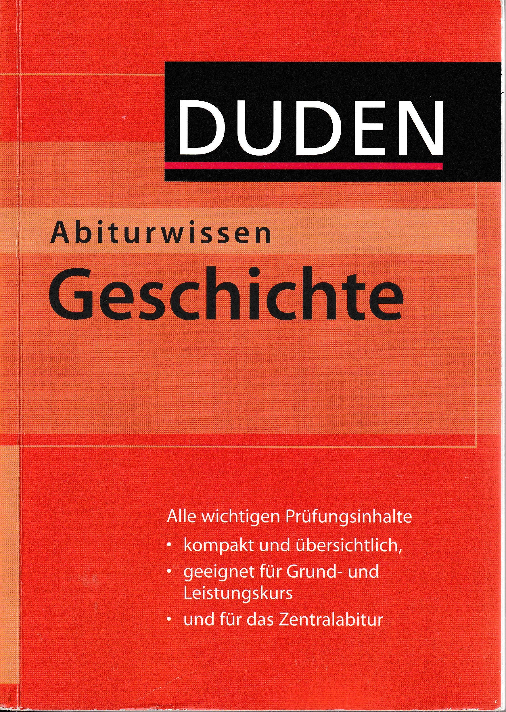 Duden Abiturwissen Geschichte (Duden Abiturwissen) Books