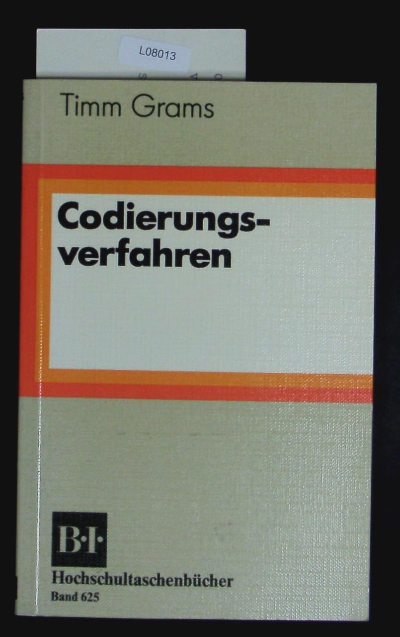 Codierungsverfahren (BI - Hochschultaschenbücher) Business, Finance & Career