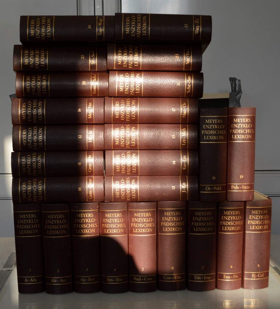 Meyers Enzyklopädisches Lexikon in 25 Bänden. Reference Books