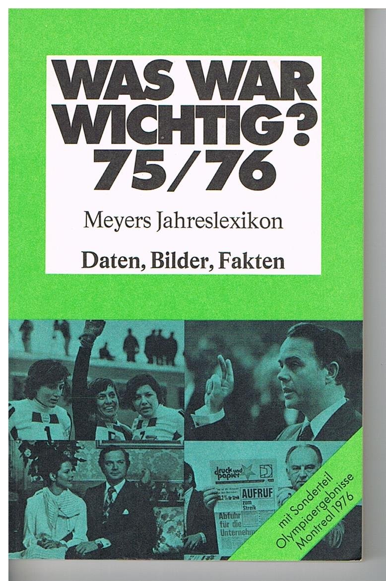 Was war wichtig? 75/76 General education