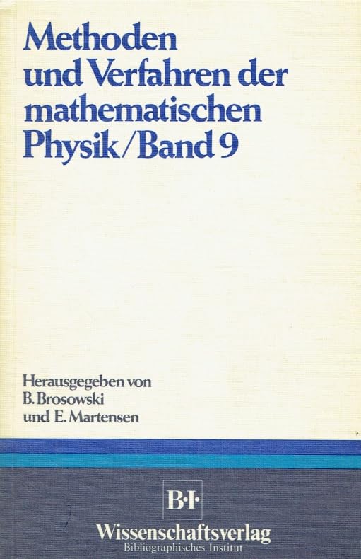 Methoden und Verfahren der mathematischen Physik, 9 Books