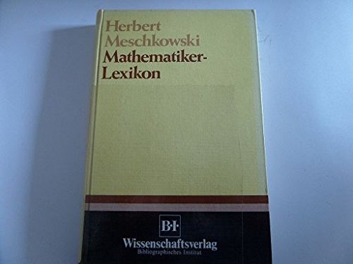 Mathematiker-Lexikon Reference Books