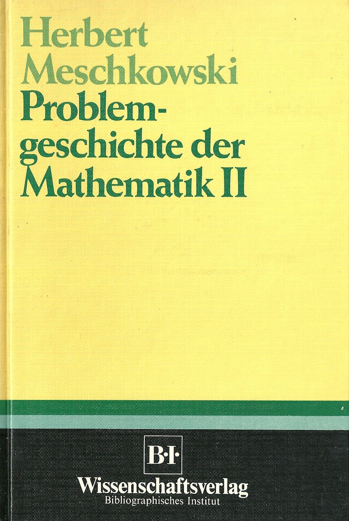 Problemgeschichte der Mathematik Mathematics Books