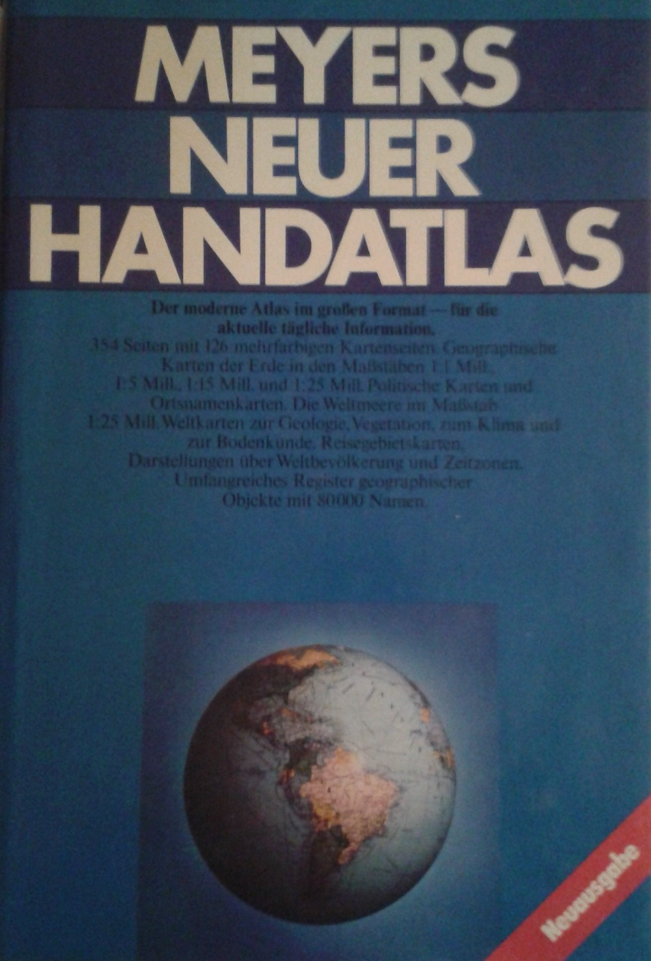Meyers Neuer Handatlas. Books