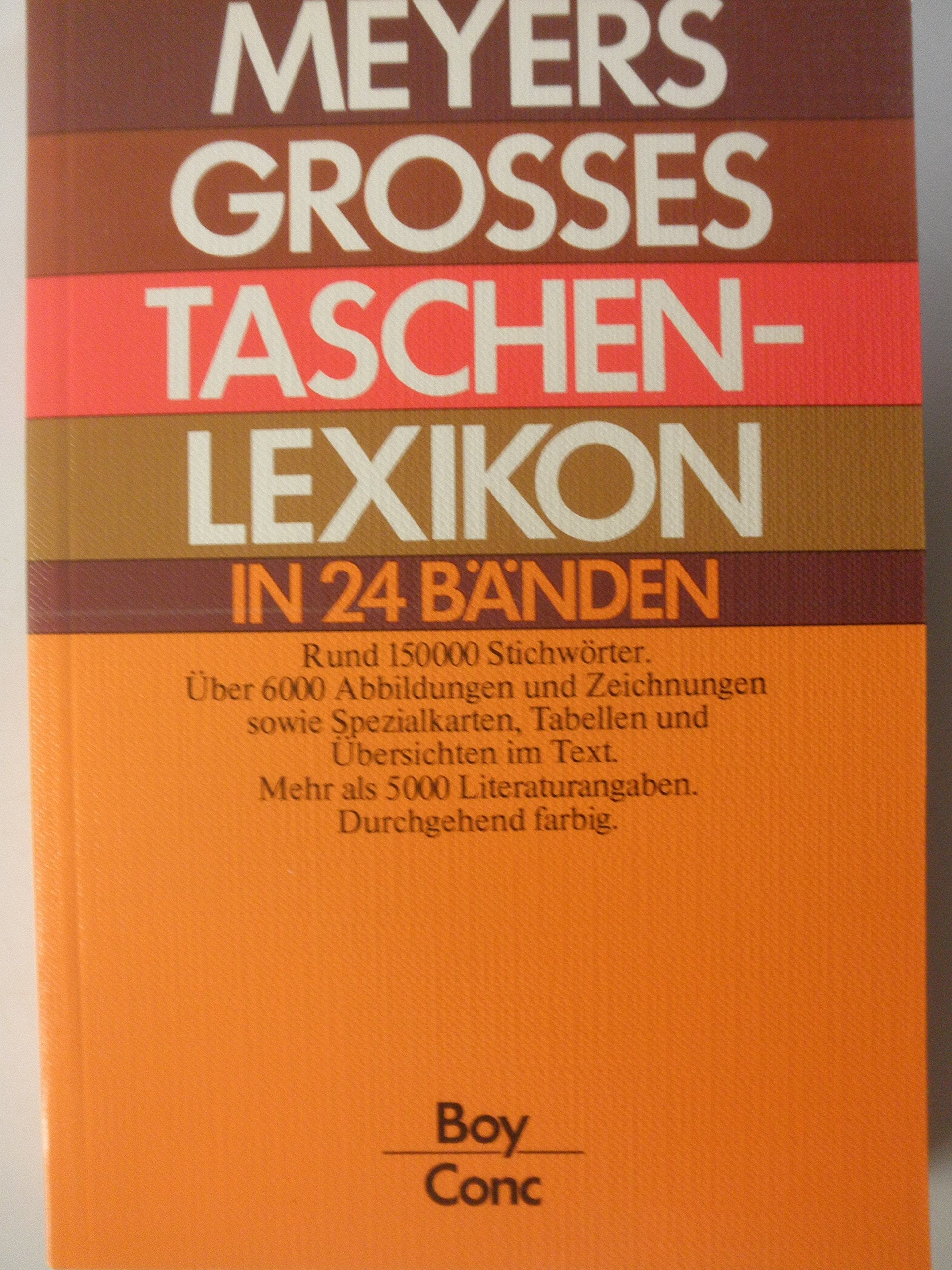 Meyers grosses Taschenlexikon in 24 Bänden, Bd. 04, BOY-CONC Books