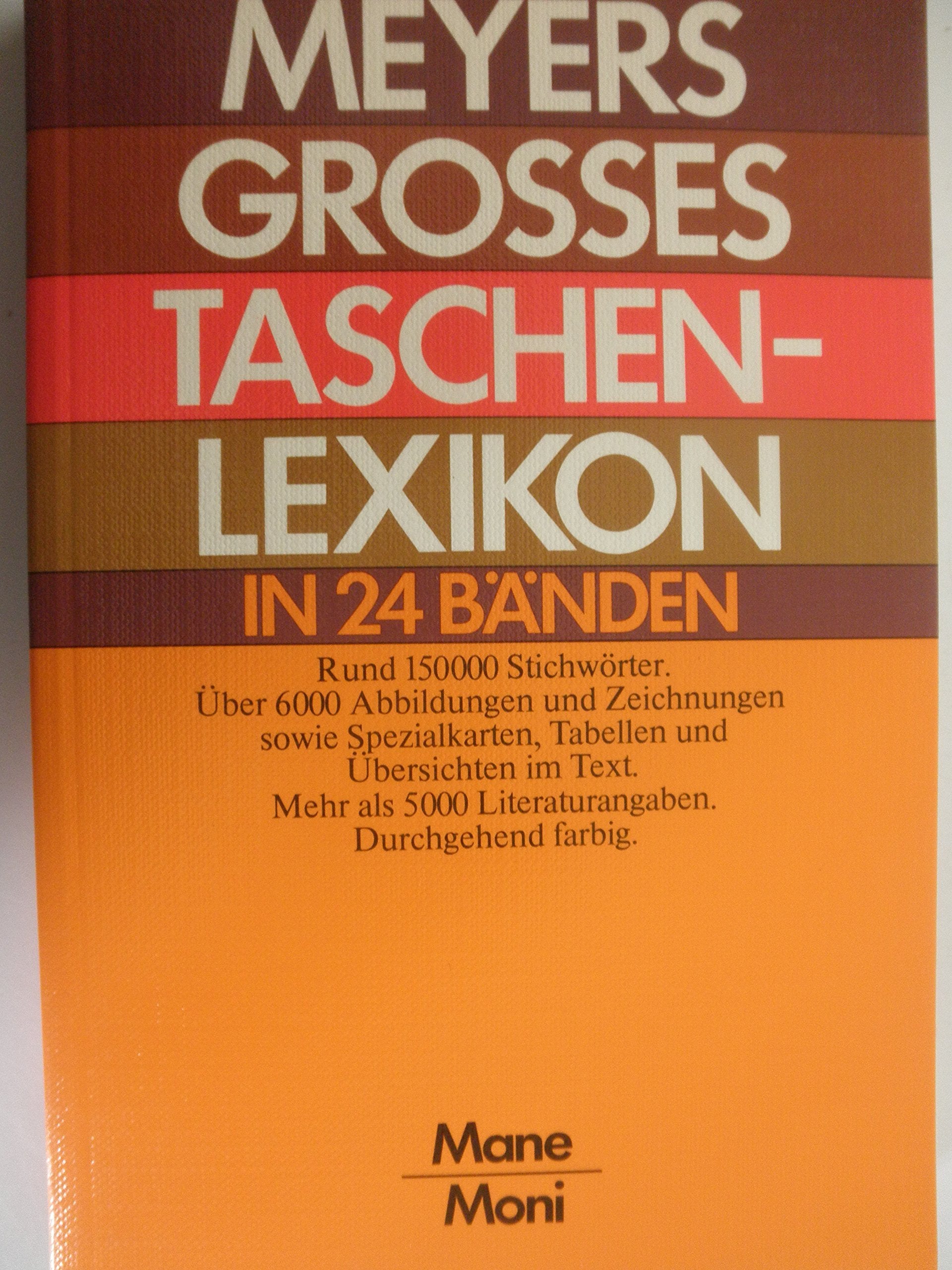 Meyers grosses Taschenlexikon in 24 Bänden, Bd. 14, MANE-MONI Books