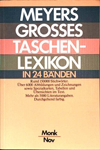 Meyers grosses Taschenlexikon in 24 Bänden, Bd. 15, MONK-NOV Books
