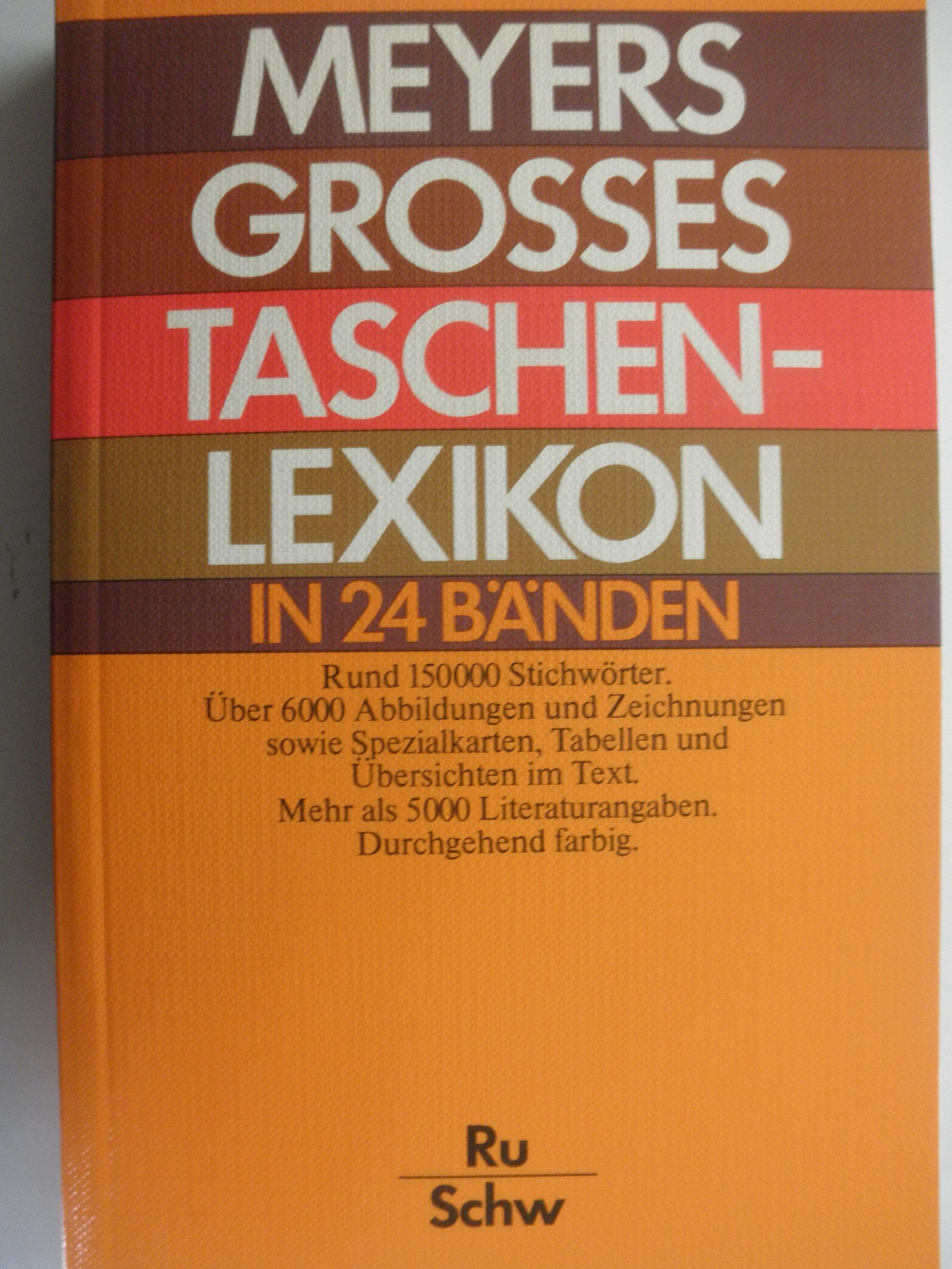 Meyers grosses Taschenlexikon in 24 Bänden, Bd. 19, RU-SCHW Books