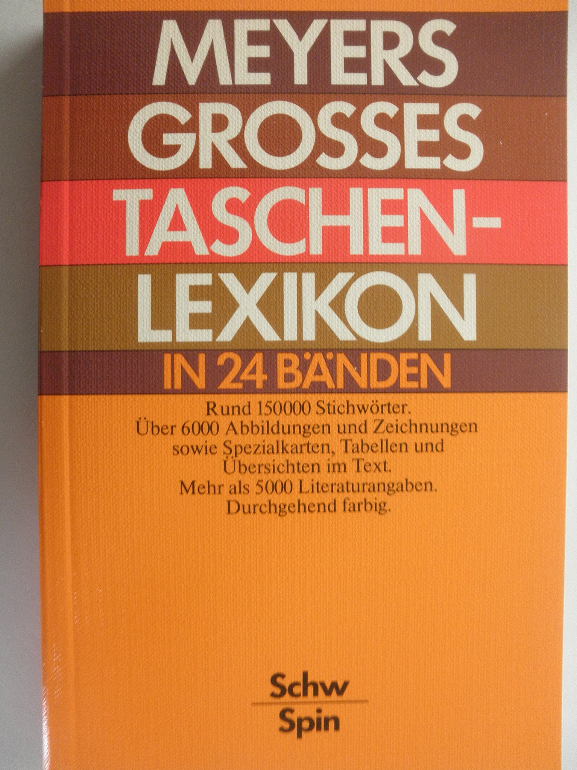 Meyers grosses Taschenlexikon in 24 Bänden, Bd. 20, SCHW-SPIN Books
