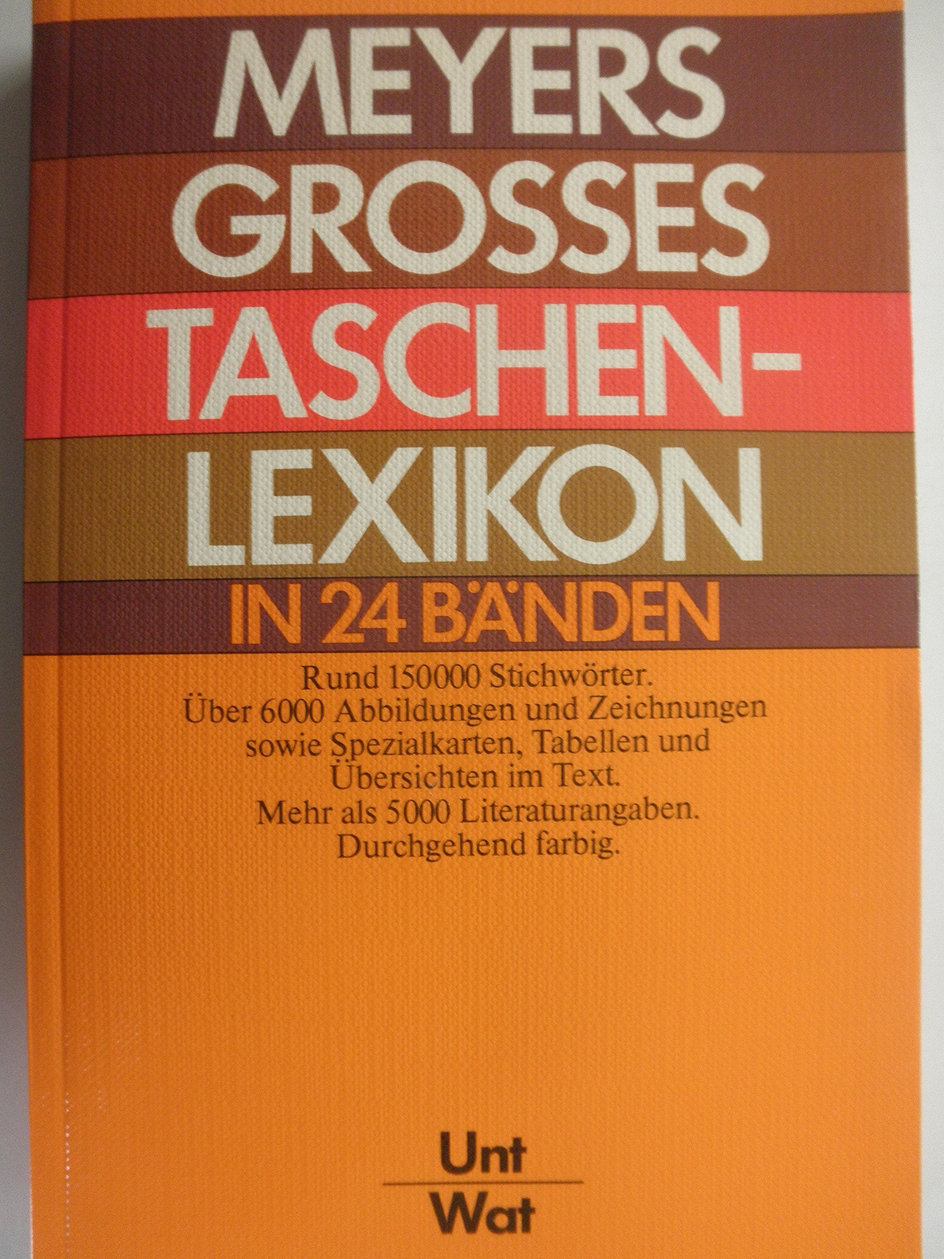 Meyers grosses Taschenlexikon in 24 Bänden, Bd. 23, UNT-WAT Books