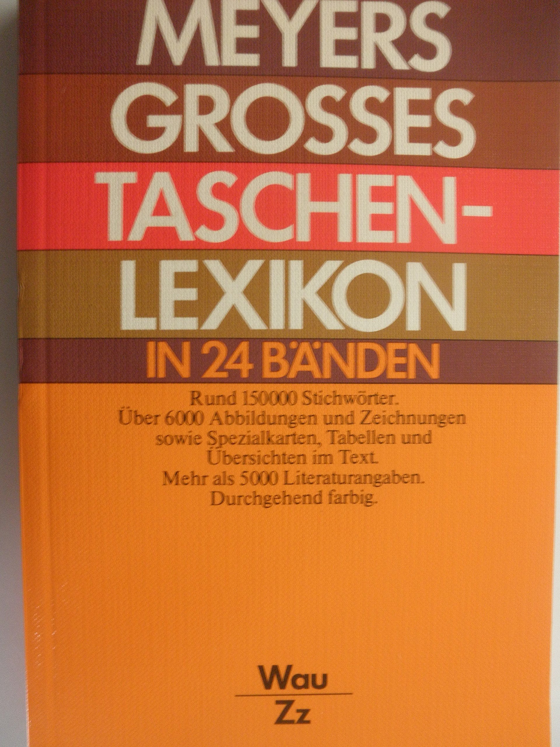 Meyers grosses Taschenlexikon in 24 Bänden, Bd. 24, WAU-ZZ Books