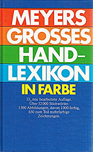 Meyers großes Handlexikon in Farbe. Über 5200 Stichwörter Books