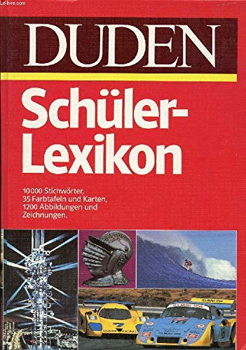 Duden Schülerlexikon: plus Referatemanager auf CD-ROM (Duden Kinder- und Jugendlexika) Reference Books
