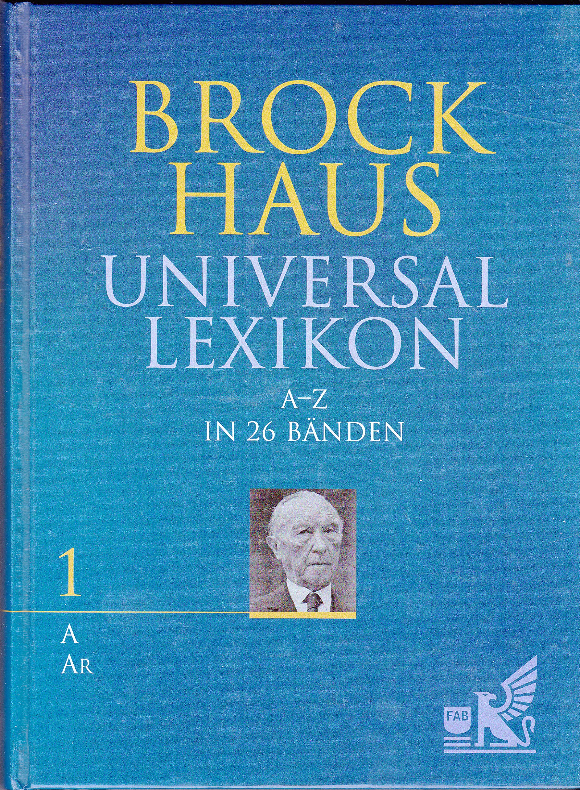 Brockhaus Universallexikon A-Z in 26 Bänden, Band 1 A - AR Reference Books