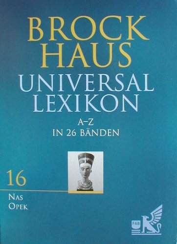 Brockhaus Universallexikon A-Z in 26 Bänden. Band 16 NAS - OPEK Reference Books