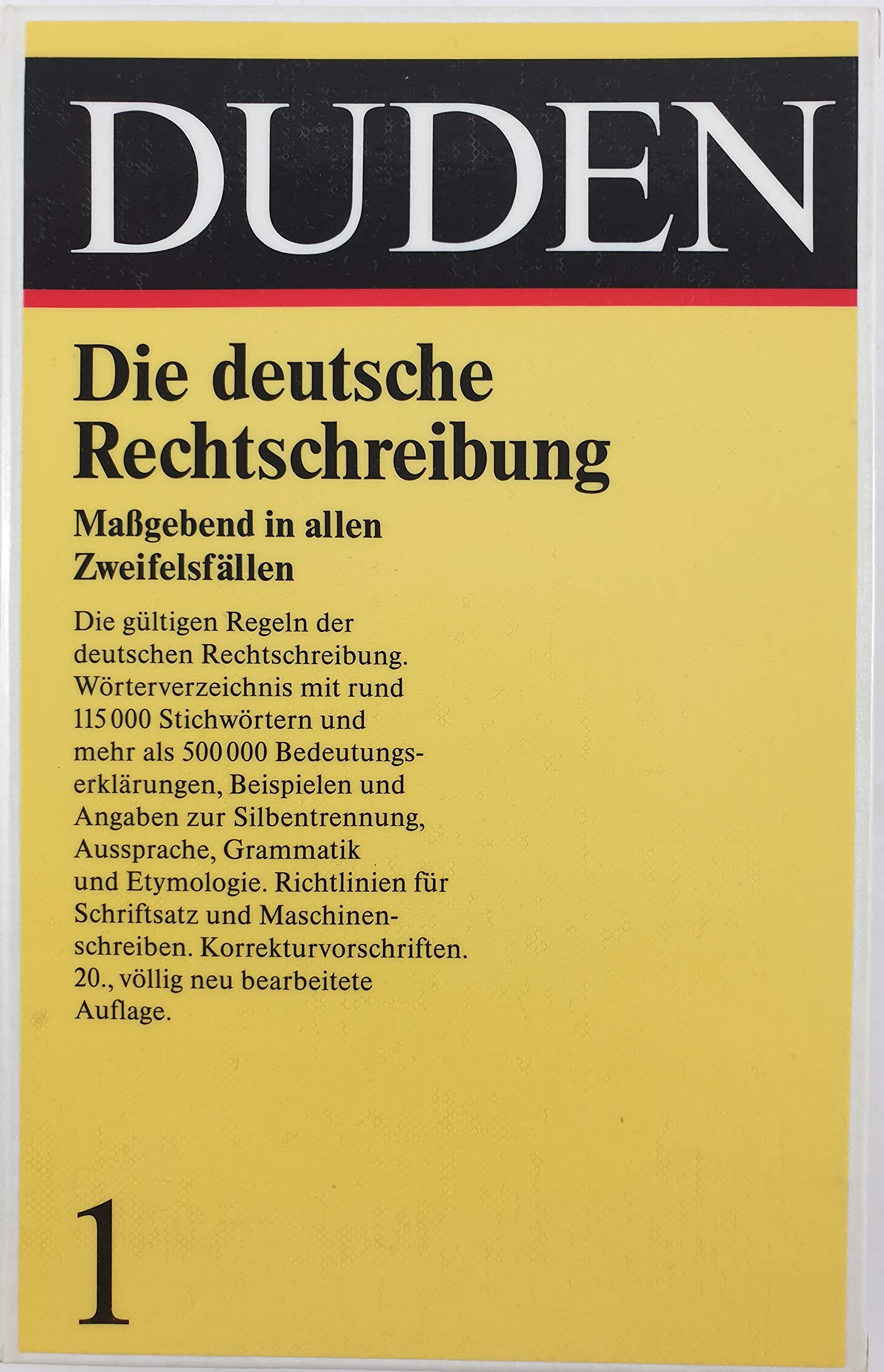 Duden: Die deutsche Rechtschreibung, Band 1 Natural Sciences