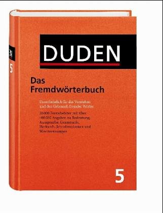 Der Duden, 12 Bde., Band 5. Duden Fremdwörterbuch, neue Rechtschreibung Contemporary literature