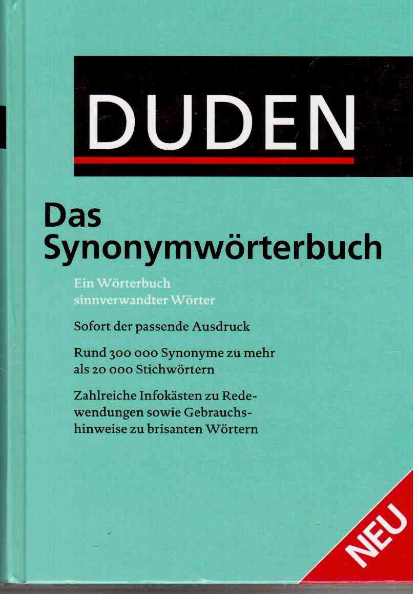 Das Synonymwörterbuch: Ein Wörterbuch sinnverwandter Wörter (Duden - Deutsche Sprache in 12 Bänden) Natural Sciences