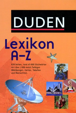 Duden-Lexikon A - Z Reference Books
