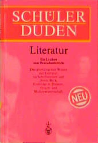 Duden: Schülerduden. Die Literatur Reference Books