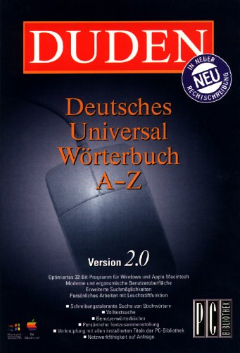 Duden Deutsches Universalwörterbuch A-Z 2.0, neue Rechtschreibung, 1 CD-ROM Learning