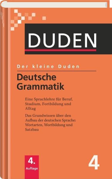 Der kleine Duden - Deutsche Grammatik Social Sciences