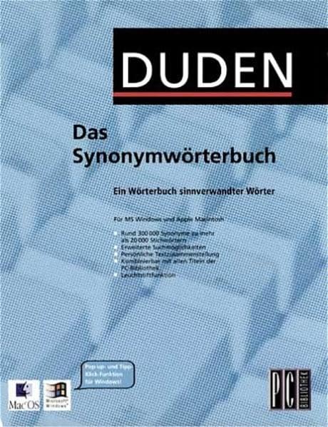 Duden - Das Synonymwörterbuch PC-Bibliothek (WIN/MAC): Wörterbuch für den treffenden Ausdruck Other software