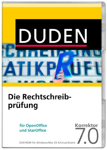 Die Duden Korrektor 7.0 für OpenOffice und StarOffice, 1 CD-ROM Other software