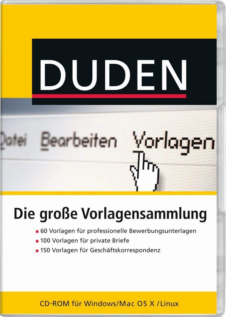 Duden. Die große Vorlagensammlung Business, Finance & Career
