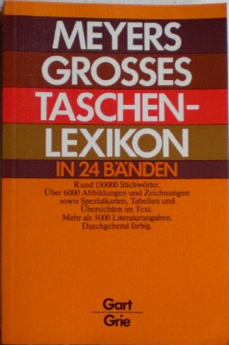 Meyers Grosses Taschenlexikon / Meyers Grosses Taschenlexikon: Gar - Grie General education