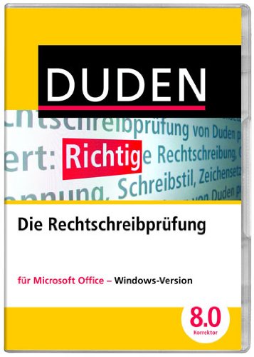 DUDEN - Die Rechtschreibprüfung für MS Office Korrektor 8.0 PC