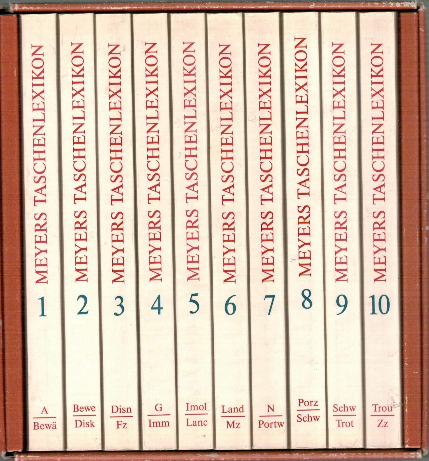 Meyers Taschenlexikon in 10 Bänden Books