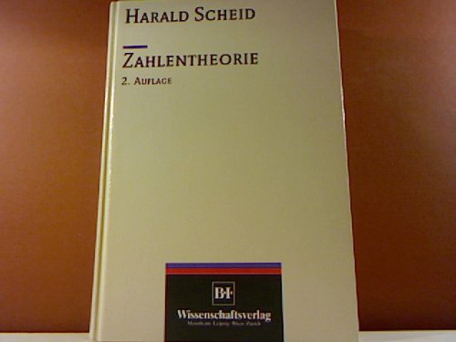 Zahlentheorie Mathematics Books