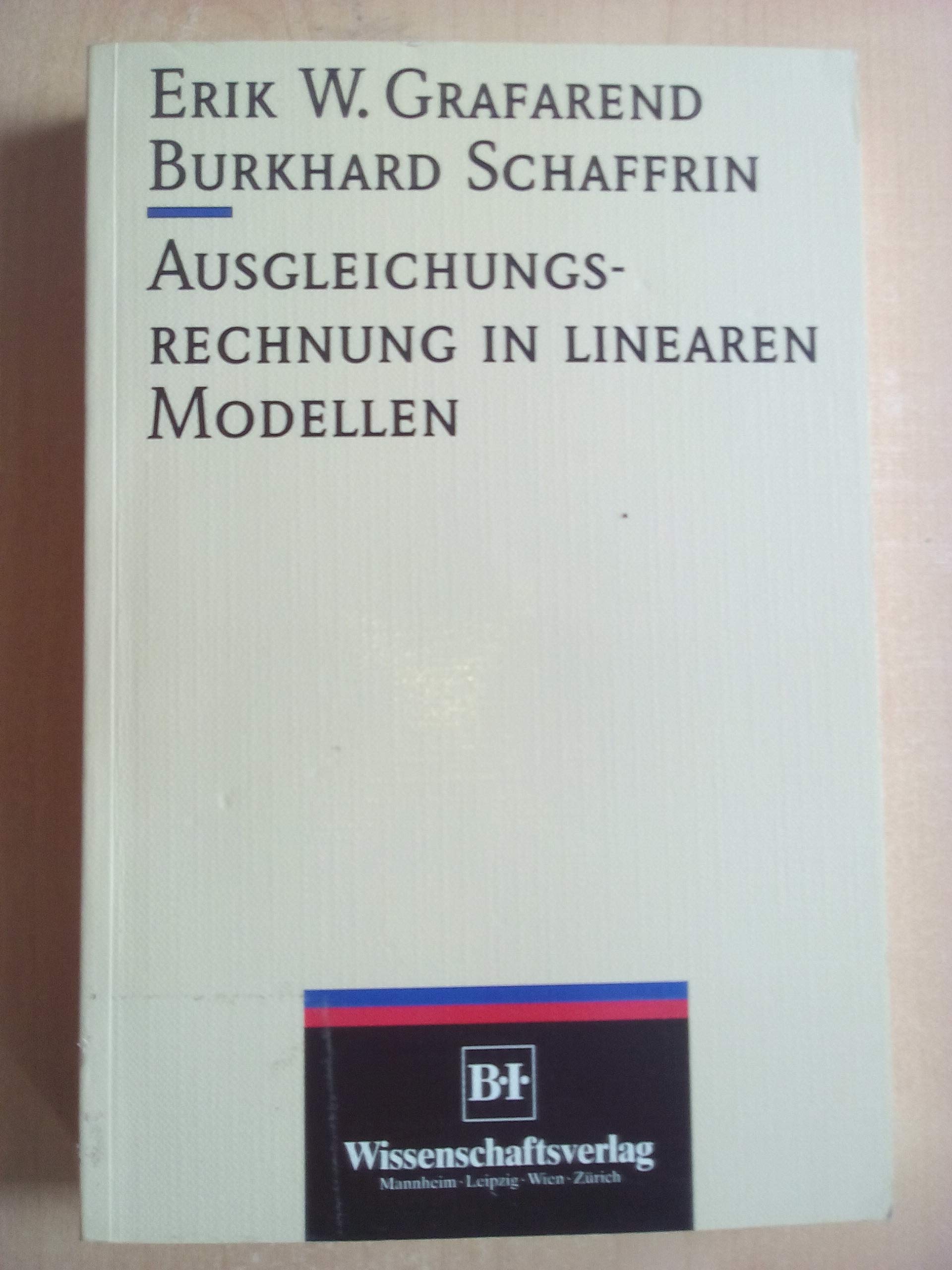 Ausgleichsrechnung in Linearen Modellen Mathematics