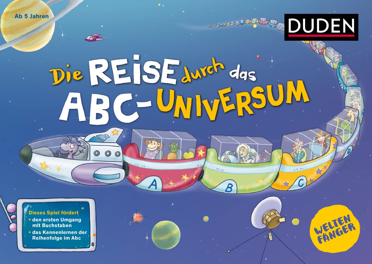 Weltenfänger: ABC-Spiel: Dieses Spiel fördert: - den ersten Umgang mit Buchstaben, - das Kennenlernen der Reihenfolge im Abc Non-fiction