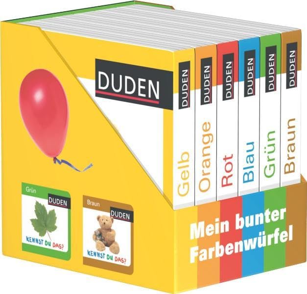 Kennst du das? Mein bunter Farbenwürfel: 6 Pappbilderbücher (Duden - Kennst du das?) Reference Books