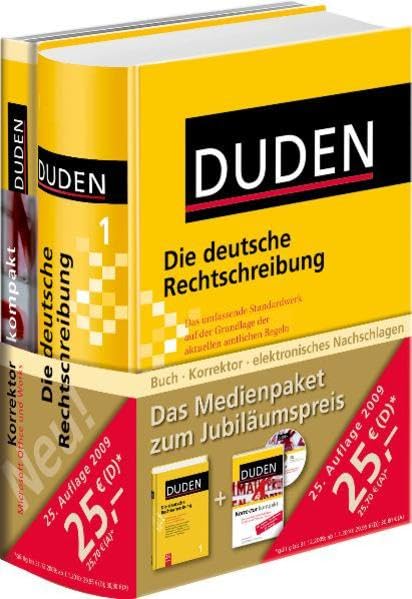 Duden 01. Die deutsche Rechtschreibung + MS office 6.0 Korrektor kompakt General education