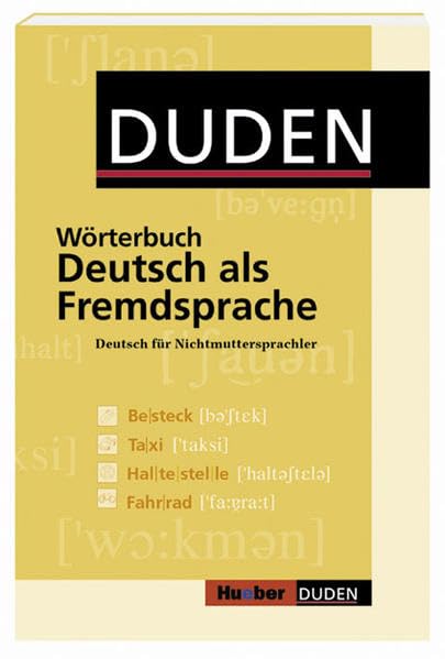 Duden-Hueber - Wörterbuch Deutsch als Fremdsprache: Deutsch für die Grund- und Mittelstufe Foreign Languages ​​& Dictionaries