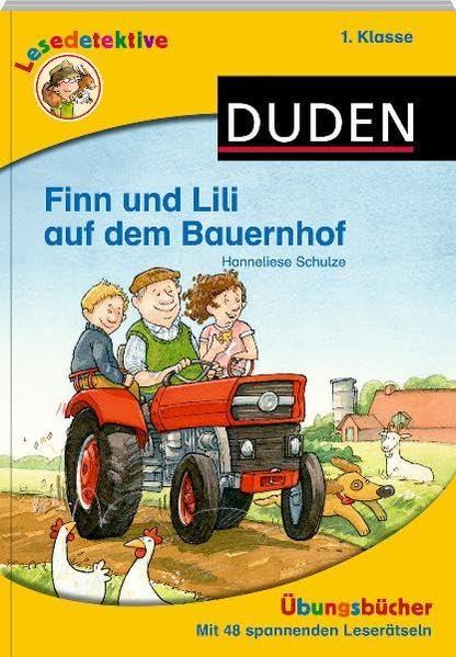 Lesedetektive Übungsbücher - Finn und Lili auf dem Bauernhof, 1. Klasse Novels & Short Stories