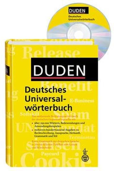 Duden - Deutsches Universalwörterbuch Buch plus CD: Das umfassende Bedeutungswörterbuch der deutschen Gegenwartssprache General education