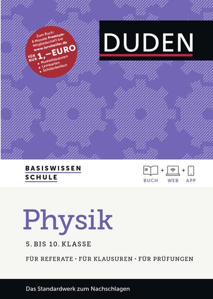 Basiswissen Schule - Physik 5. Klasse bis 10.Klasse Study Guides