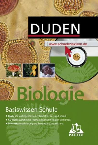 Duden Basiswissen Schule, m. CD-ROM, Biologie: Das Standardwerk für Schüler Reference Books