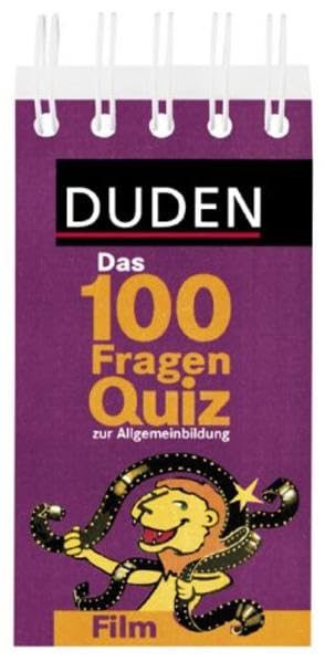 Duden Das 100 Fragen Quiz zur Allgemeinbildung, Film Film, Art & Culture