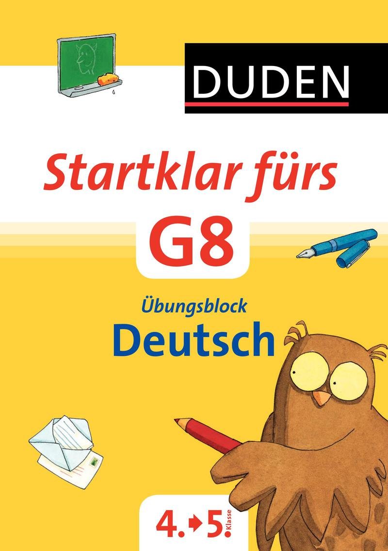 Startklar fürs G8 - Übungsblock Deutsch: Üben für den Übergang book