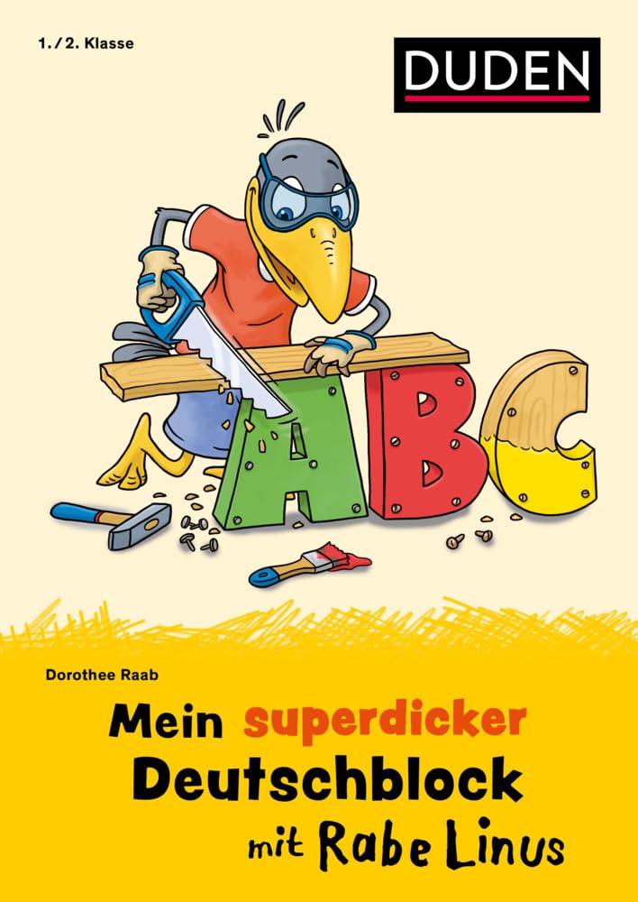 Mein superdicker Deutschblock mit Rabe Linus: 1./2. Klasse (Mein Lern- und Spaßblock mit Rabe Linus) Non-fiction
