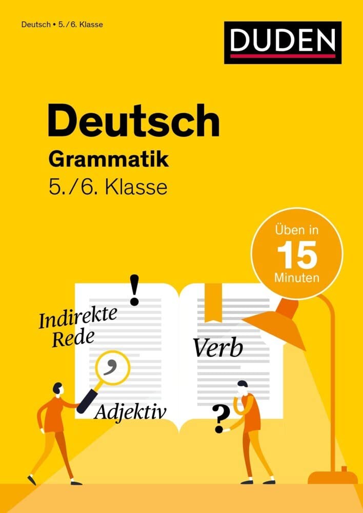 Deutsch in 15 Minuten - Grammatik 5./6. Klasse (Duden - In 15 Minuten) Study Guides