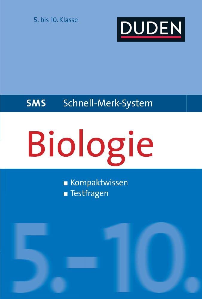 SMS Biologie 5.-10. Klasse Study Guides