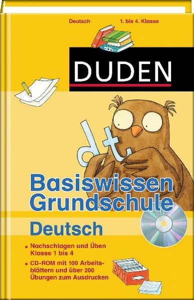 Basiswissen Grundschule Deutsch 1. bis 4. Klasse: Nachschlagen und Üben (Duden - Basiswissen Grundschule) Study Guides