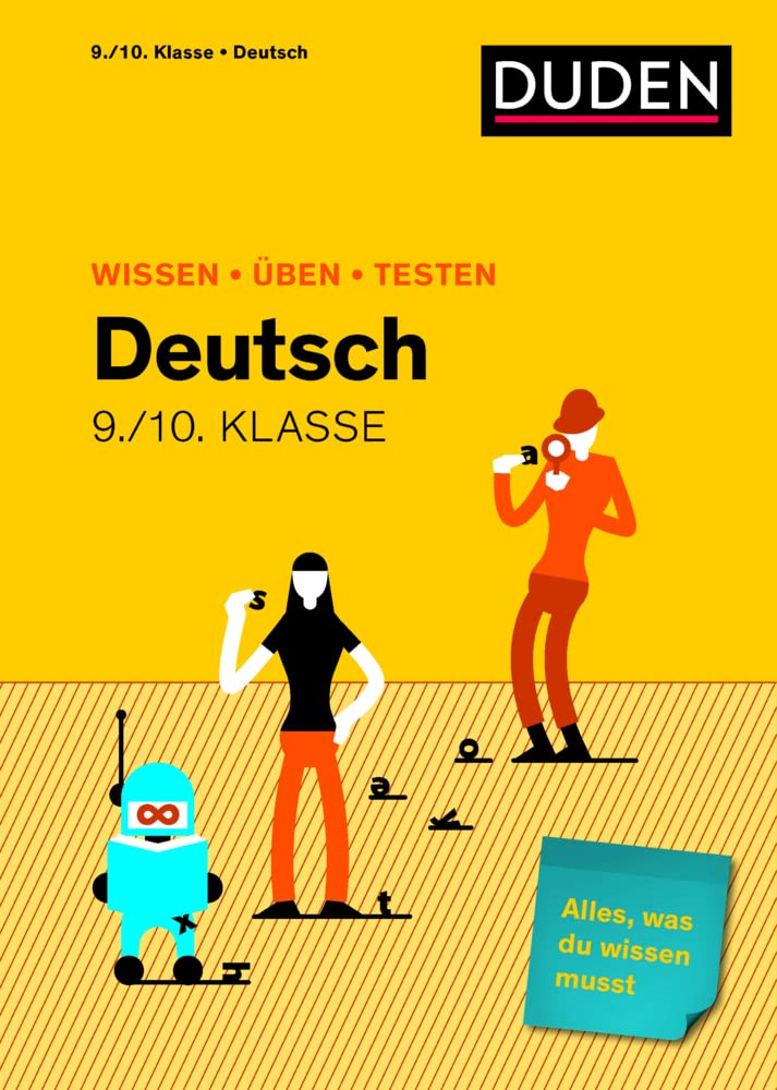 Wissen - Üben - Testen: Deutsch 9./10. Klasse: Alles, was du wissen musst! Study Guides