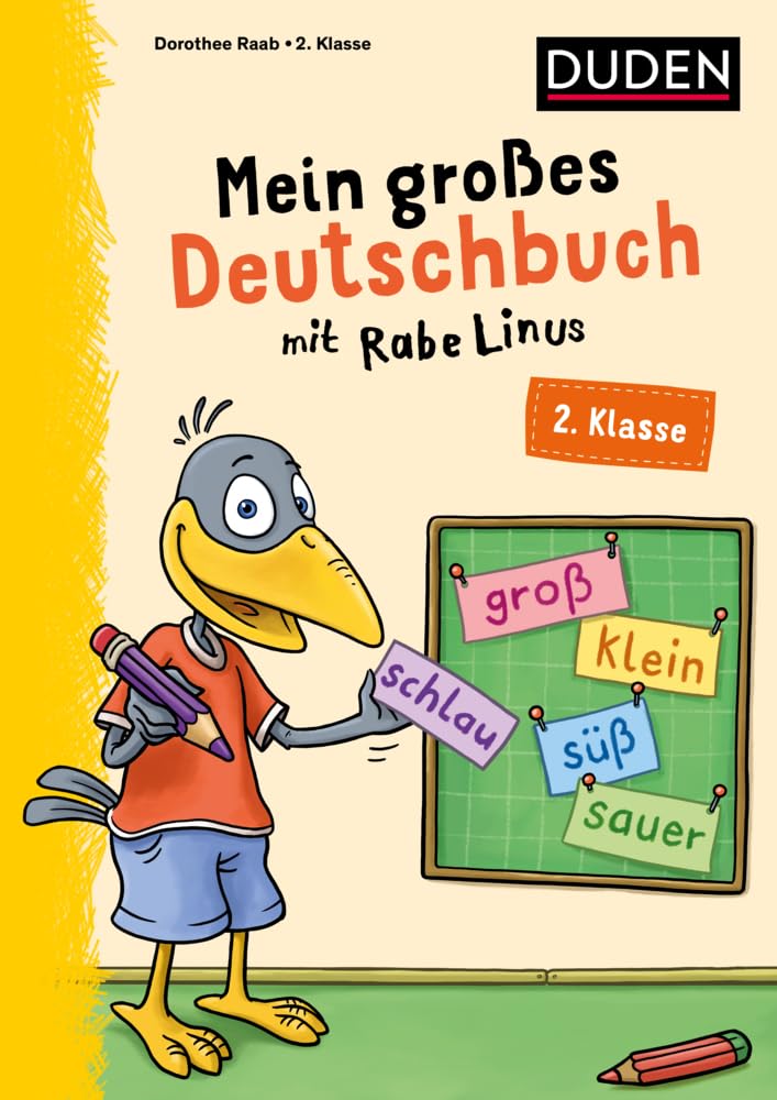 Mein großes Deutschbuch mit Rabe Linus – 2. Klasse: Übungen für die 2. Klasse (Mein großer Lernspaß mit Rabe Linus) Study Guides